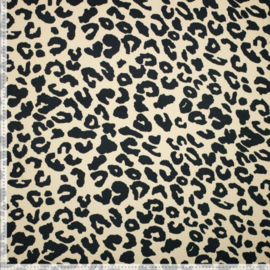 Viscose Silky Satijn - Sarah leopard