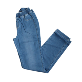 Jeans met wassing zipper
