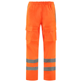 WINTERVERKEHRS paket orange. Langarm-Poloshirt, Arbeits- und Regenhose, Parkajacke.