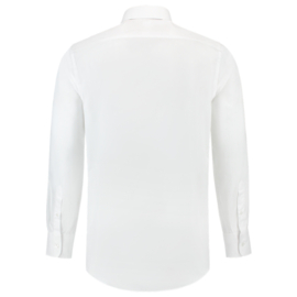 Overhemd Strech White/Black/Blue