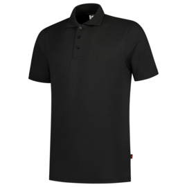 ART. NR. 201003 / POLOSHIRT JERSEY BLACK bedrukt met V-tje en SECURITY