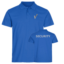 Beveiliging kleding Basic Polo, alle kleuren. Met V-tje en SECURITY.