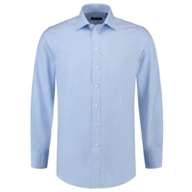 Overhemd Strech White/Black/Blue