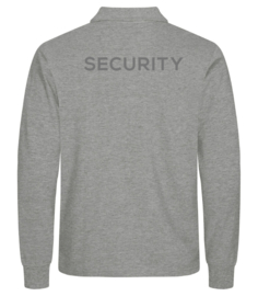 Beveiliging kleding Poloshirt Manhattan L/S, alle kleuren, met V-tje en SECURITY.