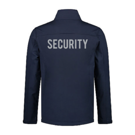 Security Kleding, SOFTSHELL JACKET Santo heren in diverse kleuren, met V-tje en SECURITY.