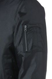 Beveiliging kleding BOMBER JACK ZWART/NAVY. Met V-tje en SECURITY.