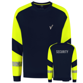 Sweater Reflective Redefined. Black-Fluor Yellow