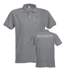 Beveiliging kleding Strech Premium Polo, alle kleuren. Met V-tje en SECURITY.