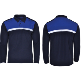 Toezicht poloshirt heren lange mouw
