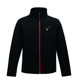 Alblaze Sofshell jacket met bijvoorbeeld een V-tje en SECURITY.