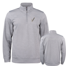 Beveiliging kleding, Active Half ZIP, alle kleuren. Met V-tje en SECURITY.