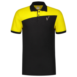 Beveiliging kleding Poloshirt Naden Bicolor. Met V-tje en SECURITY.