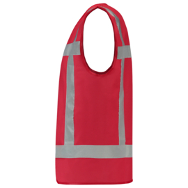 Security Kleding ART. NR. 453014 / VEST REFLECTIE ROOD bedrukt met BRANDWACHT