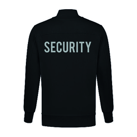 Security Kleding, Zipsweater Roswell Modern Fit. Met V-tje en SECURITY.