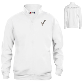 Beveiliging kleding, Basic Cardigan Vest. Alle kleuren. Met V-tje en SECURITY .