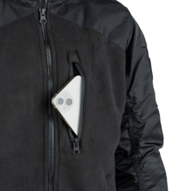 MA-1 fleece bomber jacket
