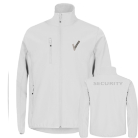 Beveiliging kleding Classic Softshell jacket, gerecycled polyester. Met V-tje en SECURITY.