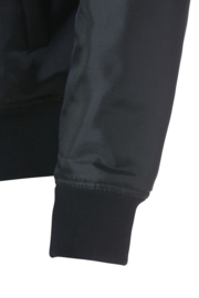 Beveiliging kleding BOMBER JACK ZWART/NAVY. Met V-tje en SECURITY.