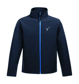 Alblaze Sofshell jacket met bijvoorbeeld een V-tje en SECURITY.