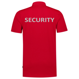 Beveiliging kleding POLOSHIRT, alle kleuren. Met V-tje en SECURITY.