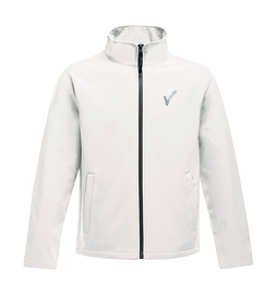 Alblaze Sofshell jacket met bijvoorbeeld een V-tje en SECURITY.