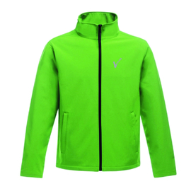 Alblaze Sofshell jacket met bijvoorbeeld een V-tje en SECURITY.