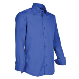 Giovanni Capraro 900 blouse.  Black/Blue/Navy/White