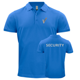 Beveiliging kleding Katoen Classic Polo, alle kleuren. Met V-tje en SECURITY.