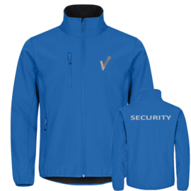 Beveiliging kleding Classic Softshell jacket, gerecycled polyester. Met V-tje en SECURITY.