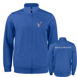 Beveiliging kleding, Active Cardigan Vest. Alle kleuren. Met V-tje en SECURITY .