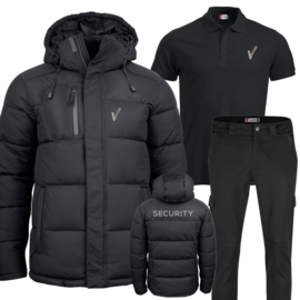 Winterpakket Alaska. Colorado winterjas, Heavy Premium Poloshirt en Strech Cargo werkbroek.