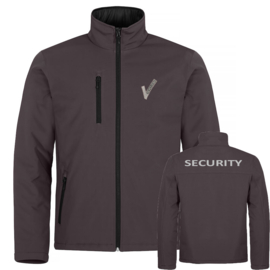 Beveiliging Kleding Padded Softshell jacket gewatteerd. Met V-tje en SECURITY.