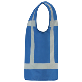 Security Kleding ART. NR. 453014 / VEST REFLECTIE BLAUW bedrukt met TOEZICHT