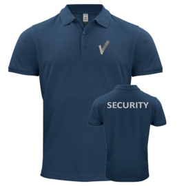 Beveiliging kleding Katoen Classic Polo, alle kleuren. Met V-tje en SECURITY.