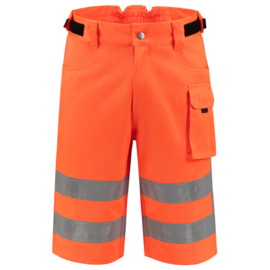 ZZP ZOMER pakket VERKEER oranje. Poloshirt, korte/lange Werkbroek, Softshell-jas.