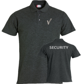 Beveiliging kleding Basic Polo, alle kleuren. Met V-tje en SECURITY.