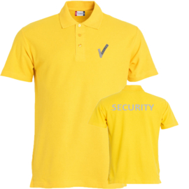 Beveiliging kleding Basic Polo, alle kleuren. Met V-tje en SECURITY.