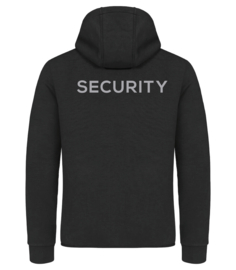 Beveiliging kleding, . Hayden Jack met capuchon en V-tje en SECURITY .