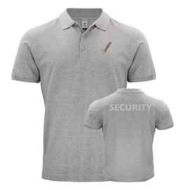 Beveiliging kleding Poloshirt HEAVY PREMIUM, alle kleuren. Met V-tje en SECURITY.