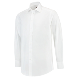 Overhemd Strech White/Black/Blue