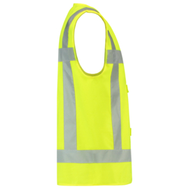 Security Kleding ART. NR. 453015 / VEST REFLECTIE GEEL bedrukt met CREW