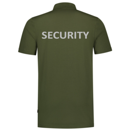 Beveiliging kleding POLOSHIRT, alle kleuren. Met V-tje en SECURITY.