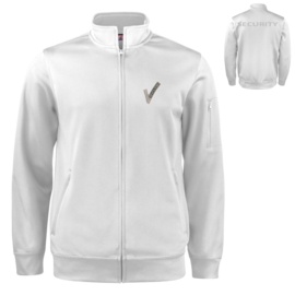 Beveiliging kleding, Active Cardigan Vest. Alle kleuren. Met V-tje en SECURITY .