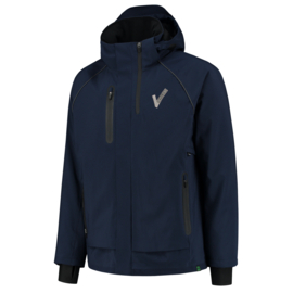 Winter Tech Shell RE2050 kleuren Black/Navy. Met V-tje en SECURITY.