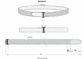Webbing koppelriem compleet