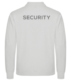 Beveiliging kleding Poloshirt Manhattan L/S, alle kleuren, met V-tje en SECURITY.