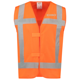 Security Kleding ART. NR. 453015 / VEST REFLECTIE ORANJE bedrukt met EHBO