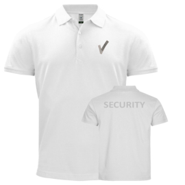 Beveiliging kleding Katoen Classic Polo, alle kleuren. Met V-tje en SECURITY.