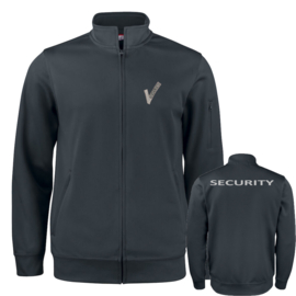 Beveiliging kleding, Active Cardigan Vest. Alle kleuren. Met V-tje en SECURITY .