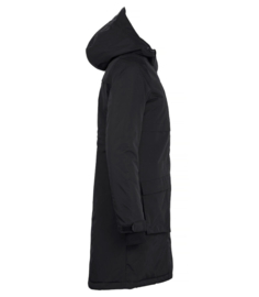 Lindy Parka voor DAMES. Met V-tje en SECURITY.